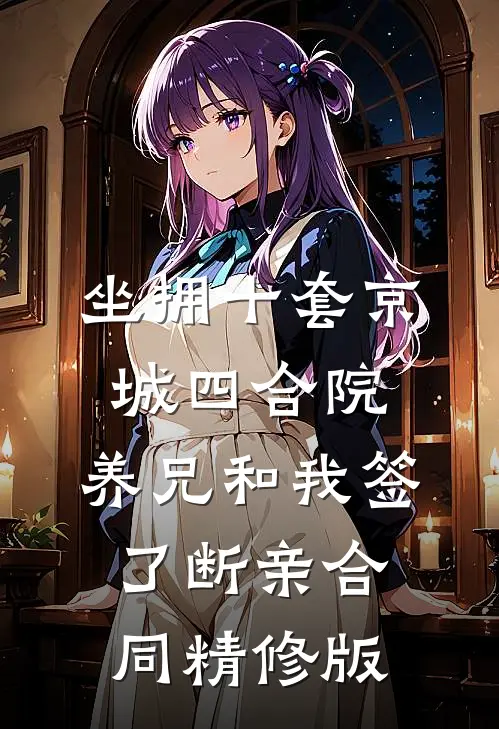 坐拥十套京城四合院，养兄和我签了断亲合同精修版