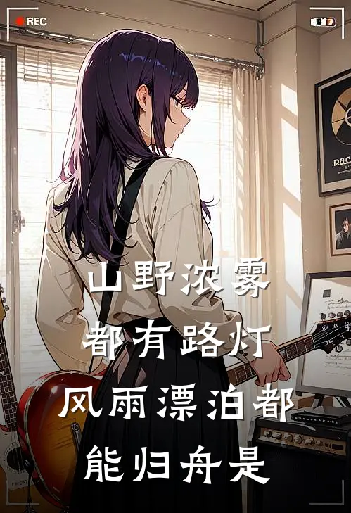 山野浓雾都有路灯,风雨漂泊都能归舟是
