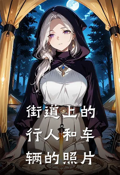 街道上的行人和车辆的照片