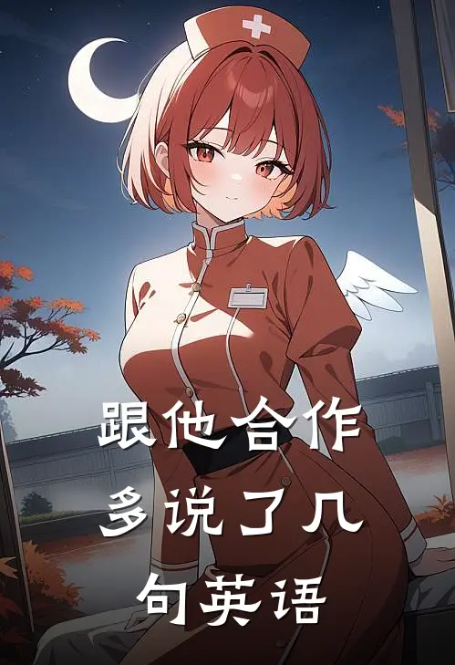 跟他合作多说了几句英语
