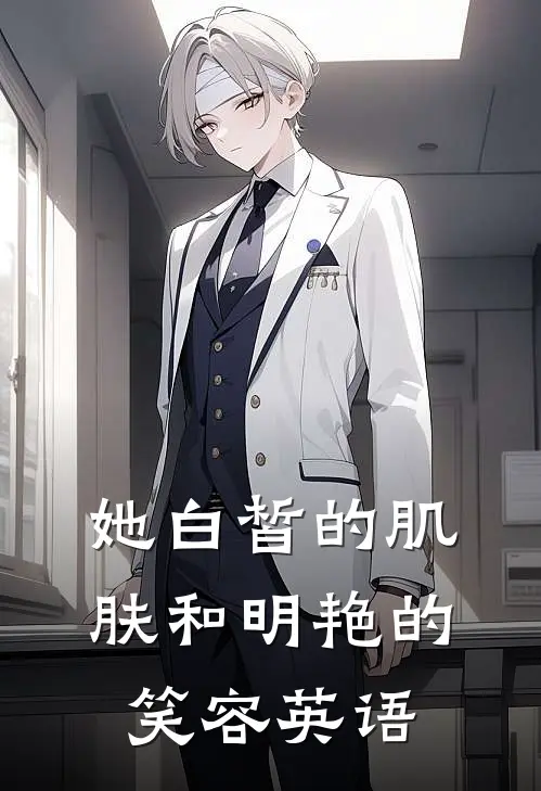 她白皙的肌肤和明艳的笑容英语