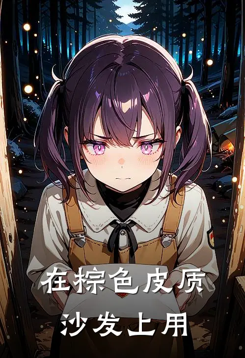 在棕色皮质沙发上用
