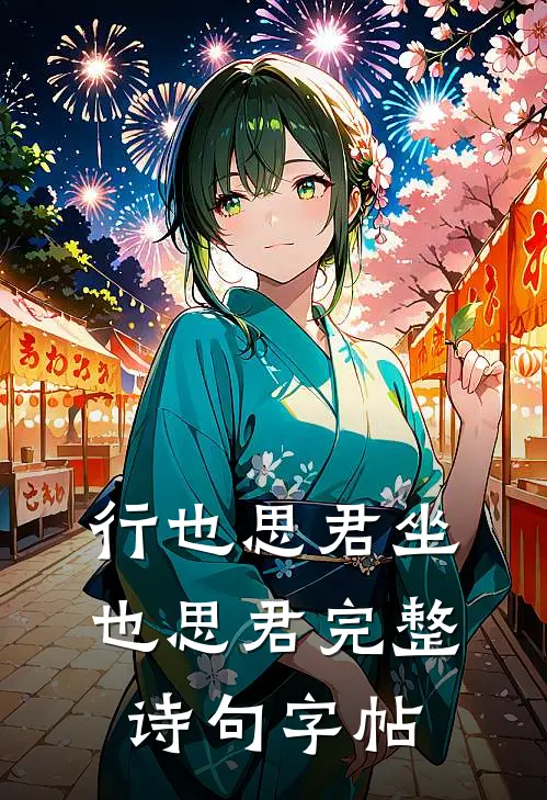 行也思君坐也思君完整诗句字帖