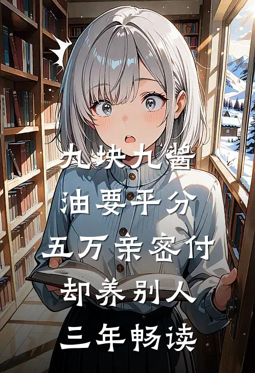 九块九酱油要平分，五万亲密付却养别人三年畅读