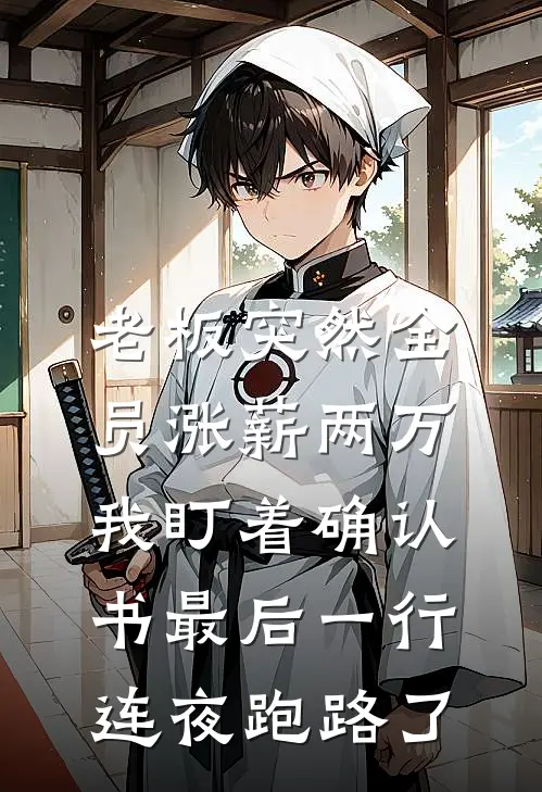老板突然全员涨薪两万，我盯着确认书最后一行连夜跑路了