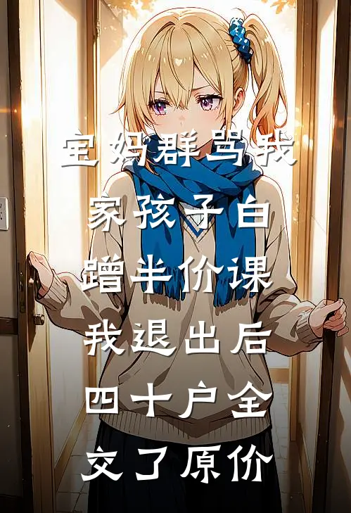 宝妈群骂我家孩子白蹭半价课，我退出后四十户全交了原价